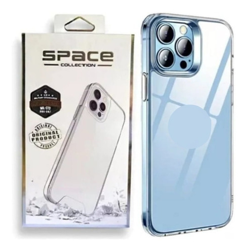 Capa Capinha Clear Case Space Para iPhone  Xr Xs 11 12 13 14