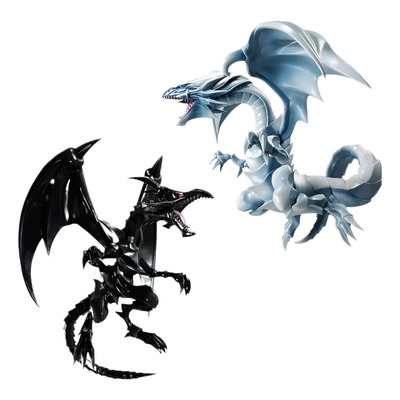 Dragão Branco De Olhos Azuis E Negro De Olhos Vermelhos Orig