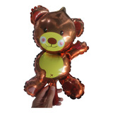 10 Mini Balão Urso Bear Metalizado 34cm Festa Decoração Mesa