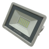 Reflector Led Ceisa Ultralux De9b-u30wve 30w Luz Color Verde 85-265v 3000 Lm Color De La Carcasa Blanco