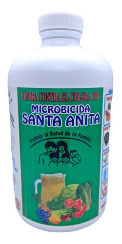 Desinfectante Frutas Y Verduras Microbicida Santa Anita 1 L 