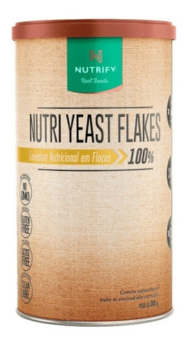 Nutritional Yeast Flakes 300g Nutrify Levedura Nutricional  