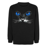Sudadera Sweater Gato Negro Cat Todas Tallas Moda Unisex