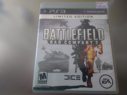 Juego De Playstation 3 Ref 01, Battlefield Bad Company 2.