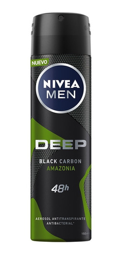 Desodorante Nivea Men Deep Amazonia Aerosol 150ml