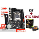 Kit Pc Gamer X99 + Intel Xeon E5-2678 V3 + 16gb + Gtx 750ti