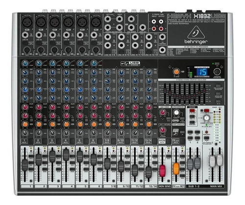 Mesa De Som Behringer Xenyx X1832usb 14 Canais Mixer Bivolt