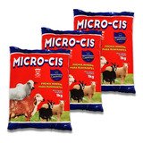 Micro-cis 3kg Mineral Mistura Engorda Bovino Ovino Caprino