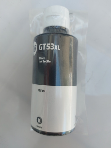 Tinta Hp Gt53xl Negra 135ml Original 