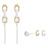 Aretes Coach Bitono - Mixed Signature 7429252two970