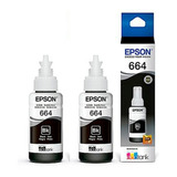 Pack Tintas Epson T664 Black Original   L120 L380 L220 L1300