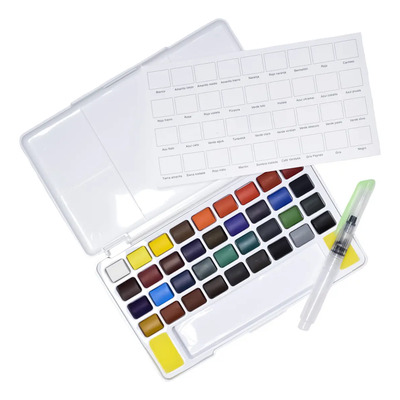 Acuarelas Profesionales Estuche Portatil 37pz Atl Color 36 Colores | Envío gratis