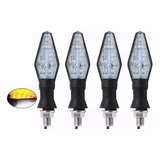 4pz Direccionales Led Moto Motocicleta Doble Funcion