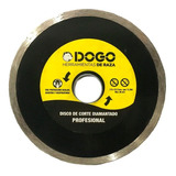 Disco De Corte Diamantado Dogo 115mm Continuo Concreto 4 1/2 Color Negro