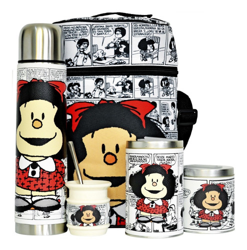 Juego De Mate Equipo De Mate Urbano Completo Mafalda Set