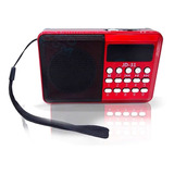 Radio Retro Fm Portátil Mini Bluetooth Recarregável De Bolso