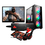 Pc Gamer Completo I5 Ram 16gb Placa De Vídeo 4gb Monitor