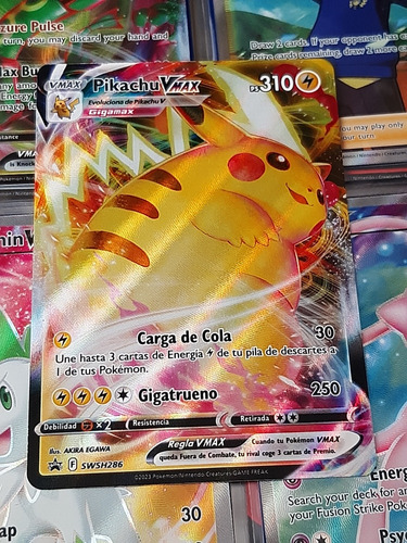 Pikachu Vmax Swsh286,original En Español Pokemon Tcg,promo.