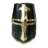 Arma Y Armadura - Casco De Armadura De Caballero Cruzado Med