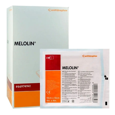 Curativo Melolin 10cm X 10cm - 10 Unidades | Envío gratis