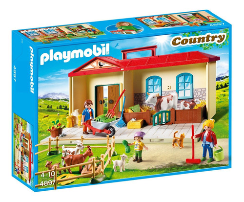 Playset Playmobil Country Granja Maletin Grande Tun Tunishop