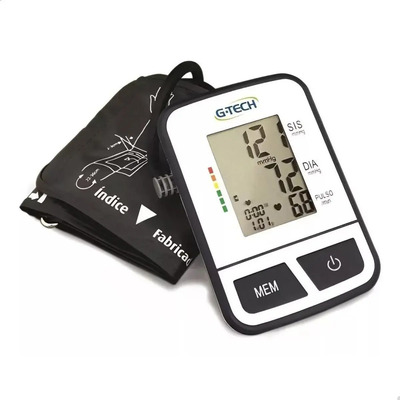 Aparelho Medidor De Pressão Arterial Digital G-tech Bsp11 Cor Cinza | Frete grátis