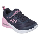 Zapatilla Skechers Microspec Max Azul Niña