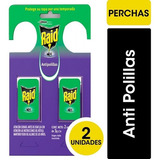 Raid Anti Polilla Percha Lavanda 2 Unidades 