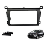 Moldura Painel Dvd 2 Din Mp5 Toyota Rav4 2013 A 2016