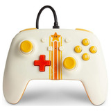 Control Alambrico Super Mario Estrella Nintendo Switch Color Amarillo