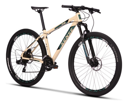 Bicicleta 29 Sense One Shimano 3x7 Vel Creme/aqua