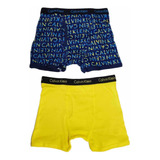 Pack 2 Piezas Boxer Briefs Calvin Klein Original Para Niños