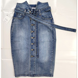 Falda Tubo En Jean Cargo New Collection Mujer Talla Xs