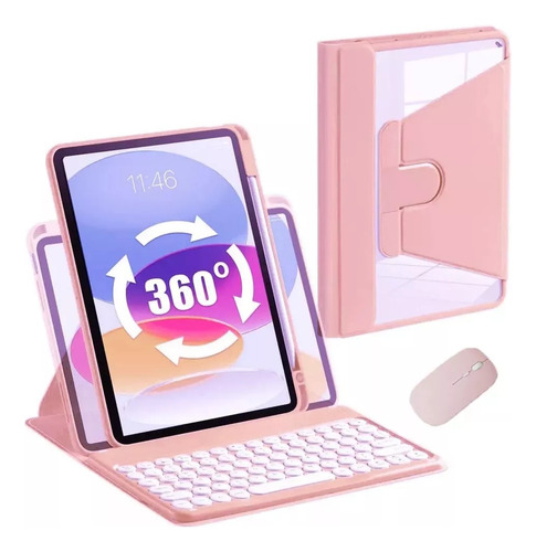 Funda Con Teclado Ratón Giratorio Para Xiaomi Pad 6/6pro 11