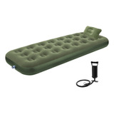 Pack 2 Colchón Inflable Individual + 2 Almohada +2 Inflador