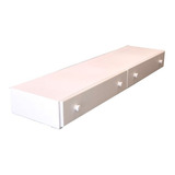 Cajonera Bajo Cama Modulo Con 2 Cajones Laqueado Blanco