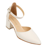 Zapatilla Moda Mujer Blanco Tacto Piel Stfashion 00303721