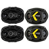 Kicker 43dsc69304ds 6x9 720 Watt 3-way 4-ohm Car Audio Thin