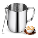 Newgf Milk Frothing Pitchers-12oz/350ml Stainless Steel S...