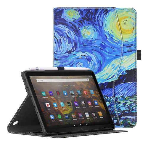 Funda Para Amazon Kindle Fire Hd 10 (diseno Van Gogh)