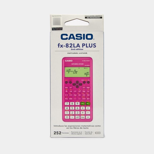 Calculadora Casio Científica Fx82es Plus Rosada