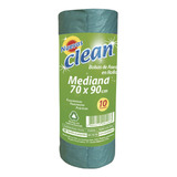 Clean Bolsas De Aseo Mediana 10 Unidades 70 X 90 Cm 