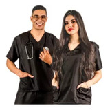 Camisa Scrub Hospitalar Medico Enfermeira Uniforme