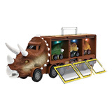 Camión De Juguete Dinosaurio For Niños Con Luces Y Sonido .