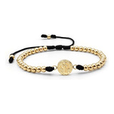 Pulsera San Benito De Abad Oro Laminado 18k Iconic Store