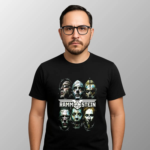 Playera Estampada  Ramstein Band Rock   Dtf | Meses sin interés