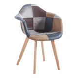 Pack 2 Sitial Butaca  Patchwork Da Vinci Eames