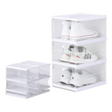 Damokoo Caja Organizadora De Zapatos Apilable De 3 Capas, Si