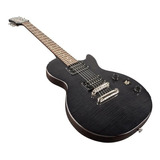 Guitarra Eléctrica EpiPhone Les Paul Special Ii Plus Top De Arce/caoba Transparent Black Con Diapasón De Arce