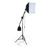 Kit Girafa Ajustavel Tripé Softbox Lampada Bolsa Fotografia